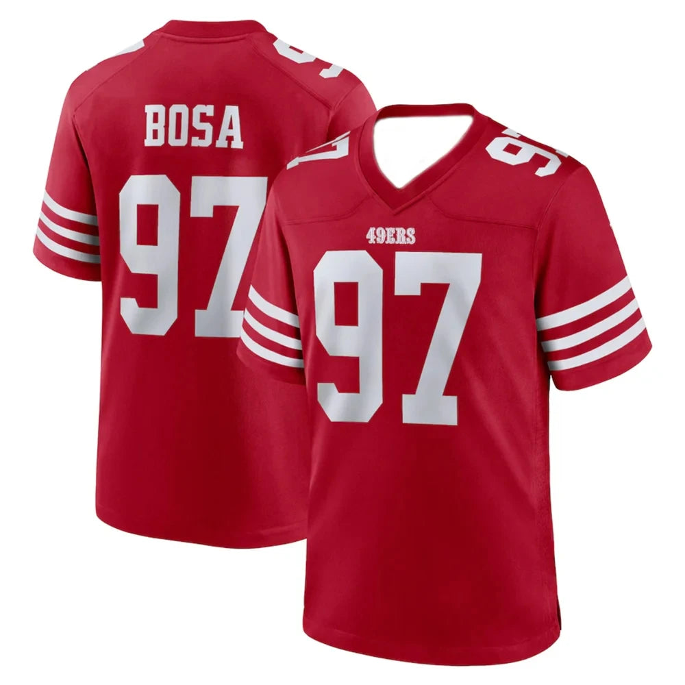 San Francisco 49ers NFL Jersey Replica (multiple numbers)