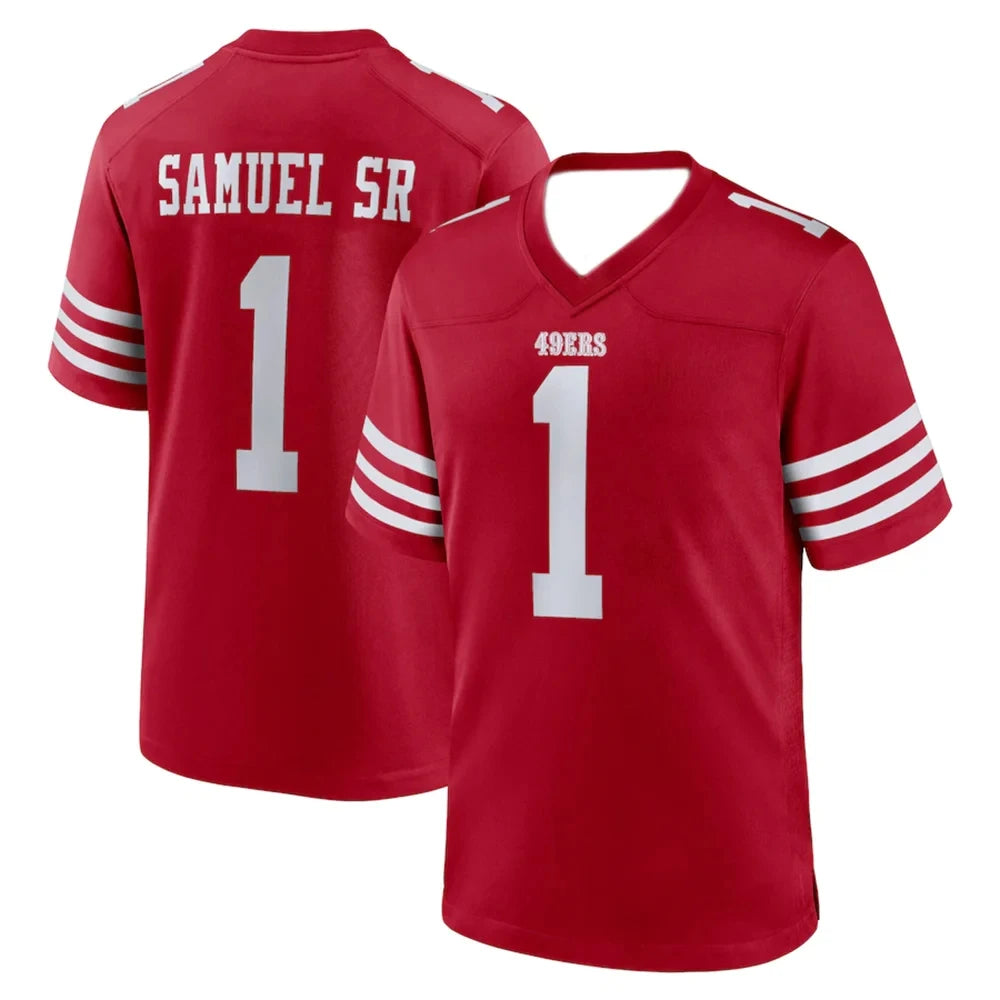 San Francisco 49ers NFL Jersey Replica (multiple numbers)