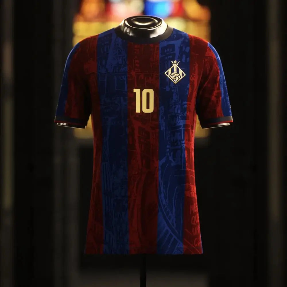 2024-25 Mens La Pulga Football Shirt Barcelona Edition Training Jersey