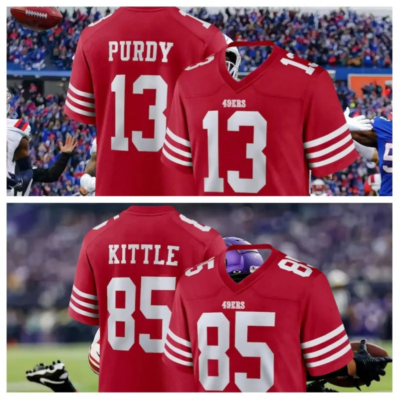 San Francisco 49ers NFL Jersey Replica (multiple numbers)
