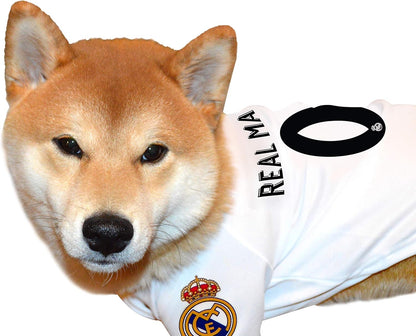 Real Madrid Dog/Pet Jersey Licensed Football Top